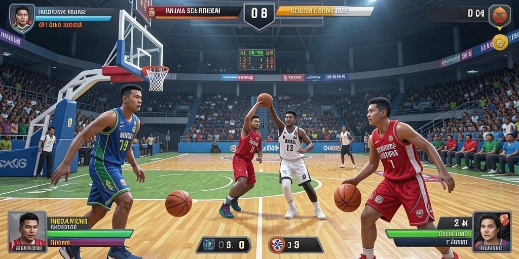 Momen menantang dalam mode kompetisi.