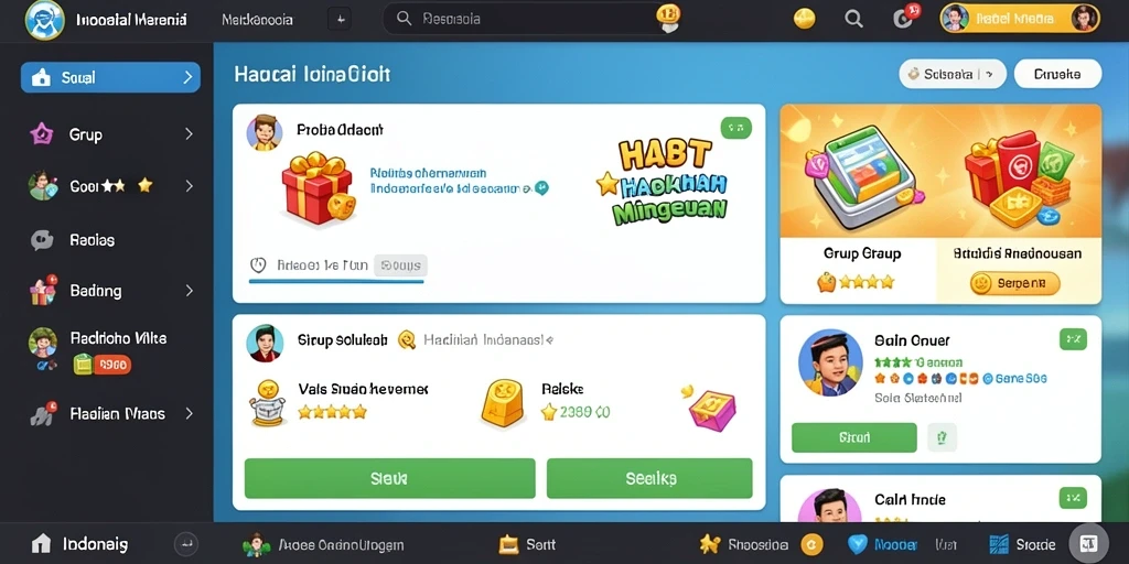 Ilustrasi seru saat gameplay di level tinggi.