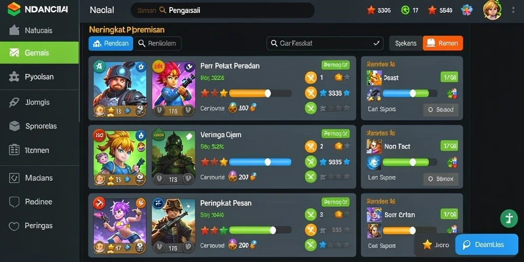 Mode multiplayer yang seru dan kompetitif.