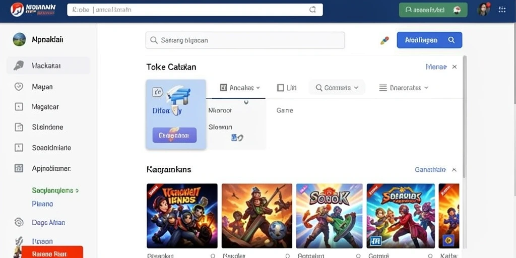 Karakter unik dan beragam dalam permainan.