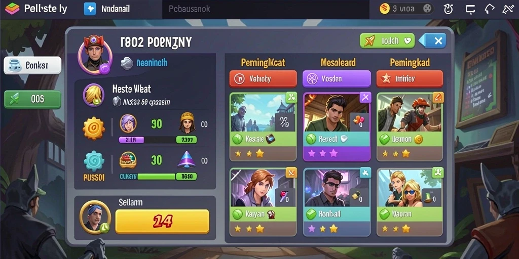 Berbagai pilihan permainan kartu dan slot.